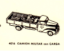 4016 Camion Militar con Carga