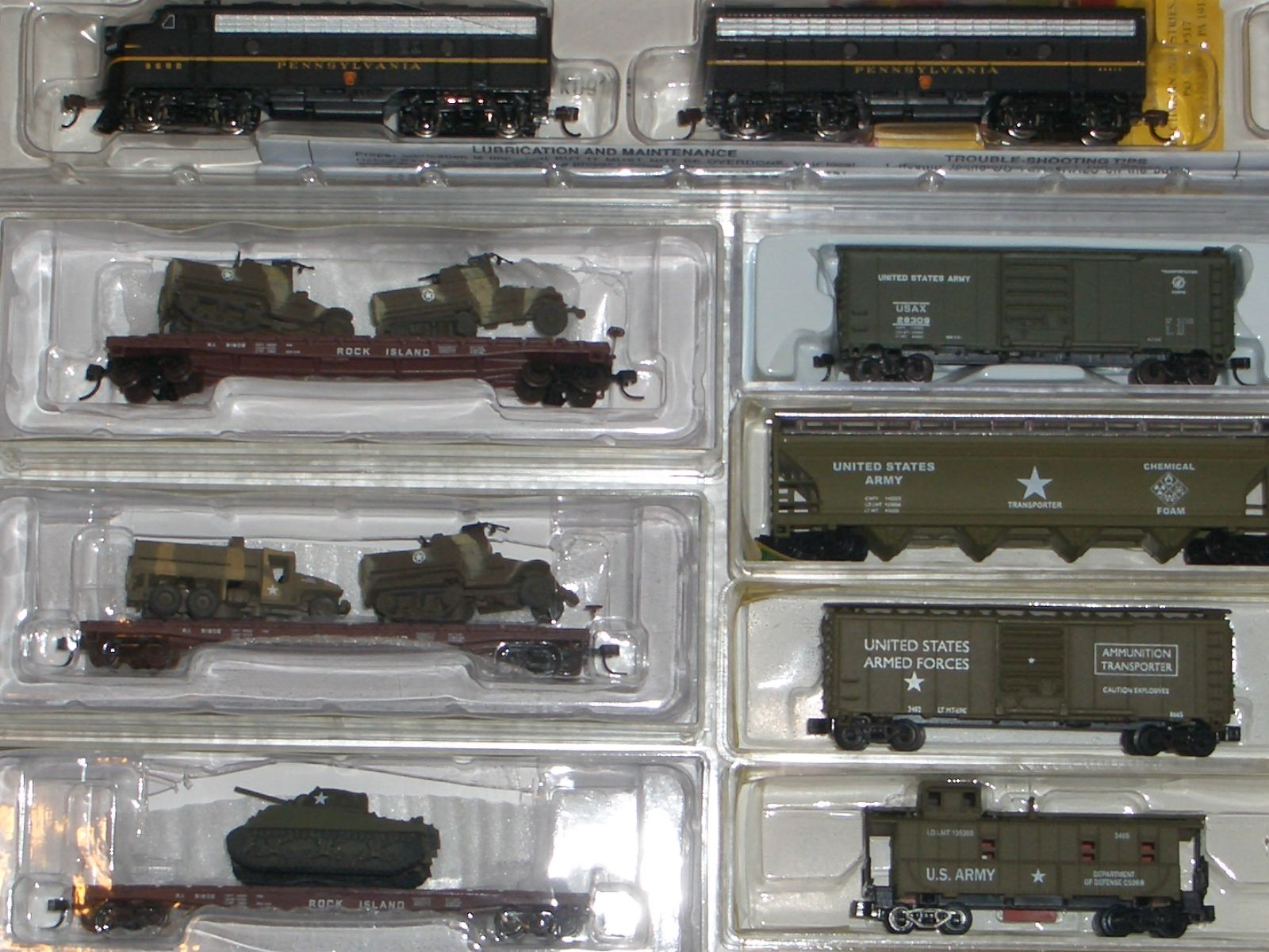 n scale military trains